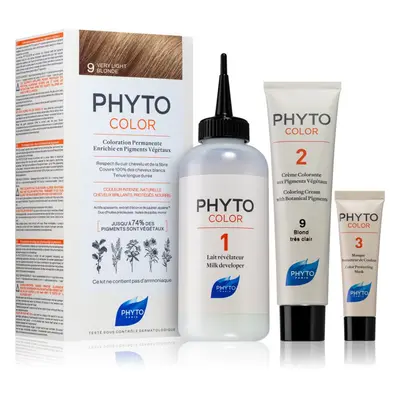 Phyto Color hajfesték ammónia nélkül árnyalat 9 Very Light Blonde