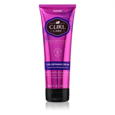 HASK Curl Care kontúrozó krém a hullámos és göndör hajra 198 ml