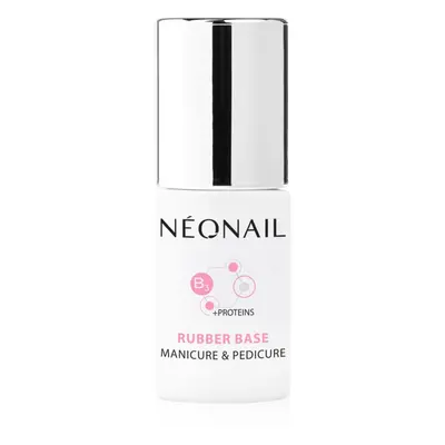 NEONAIL Manicure & Pedicure Rubber Base bázis lakk zselés műkörömhöz proteinnel 7,2 ml