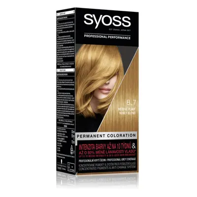 Syoss Color tartós hajfesték árnyalat 8-7 Honey Blond 1 db