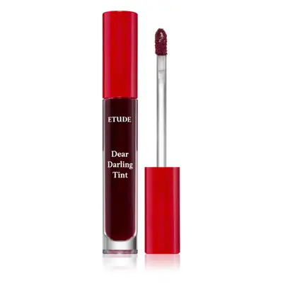 ETUDE Dear Darling Water Gel Tint ajakszínező géles textúrájú árnyalat #07 PK002 (Plum Red) 5 g