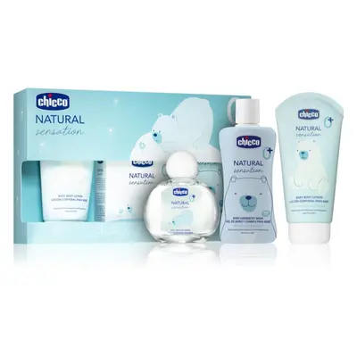 Chicco Natural Sensation Baby Essential ajándékszett gyermekeknek születéstől kezdődően 0+