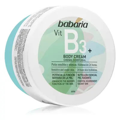 Babaria Vitamin B3 testápoló krém az érzékeny bőrre 400 ml