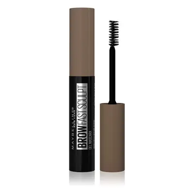 MAYBELLINE NEW YORK Brow Fast Sculpt géles szempillaspirál szemöldökre árnyalat 02 Soft Brown 2.