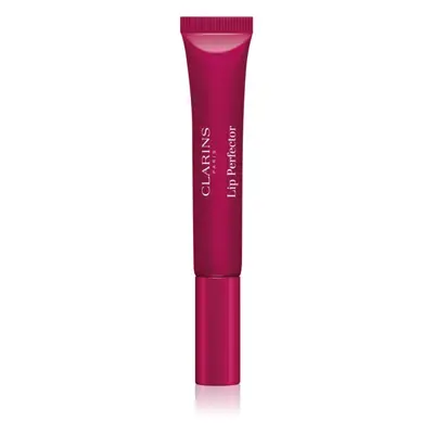 Clarins Lip Perfector Shimmer ajakfény hidratáló hatással árnyalat 08 Plum Shimmer 12 ml