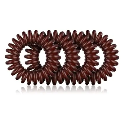 BrushArt Hair Rings hajgumik Brown 4 db