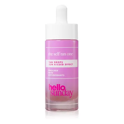 hello sunday the self tan one önbarnító szérum arcra 30 ml