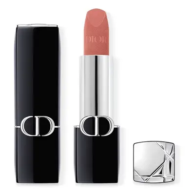 DIOR Rouge Dior hosszan tartó rúzs utántölthető árnyalat 100 Nude Look Velvet 3,5 g