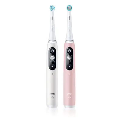 Oral B iO6 elektromos fogkefe DUO White & Pink Sand 2 db