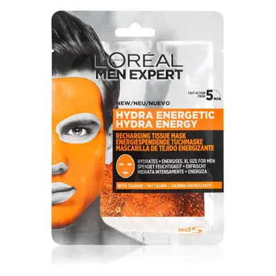 L’Oréal Paris Men Expert Hydra Energetic hidratáló gézmaszk uraknak 30 g