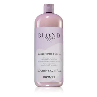 Inebrya BLONDesse Blonde Miracle Shampoo Tisztító méregtelenítő sampon szőke hajra 1000 ml