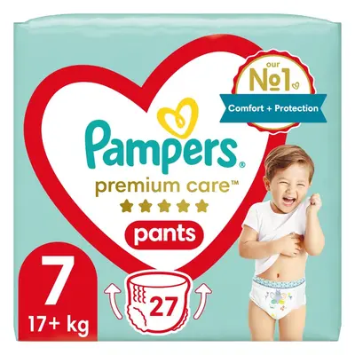 Pampers Premium Care Pants Size 7 eldobható nadrágpelenkák 17+ kg 27 db