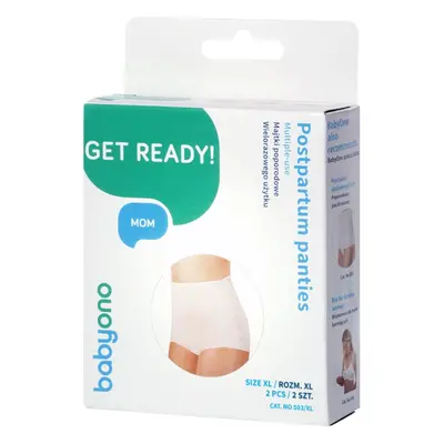 BabyOno Get Ready Multiple-use Mesh Panties szülés utáni alsóneműk méret XL 2 db