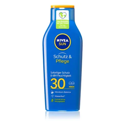 NIVEA SUN Protect & Moisture hidratáló napozótej SPF 30 400 ml