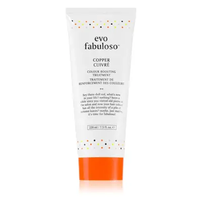 EVO Fabuloso Colour Boosting Treatment haj maszk a hajszín élénkítéséért árnyalat Copper 220 ml