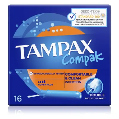 Tampax Compak Super Plus tamponok applikátorral 16 db