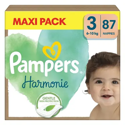 Pampers Harmonie Size 3 eldobható pelenkák 6-10 kg 87 db