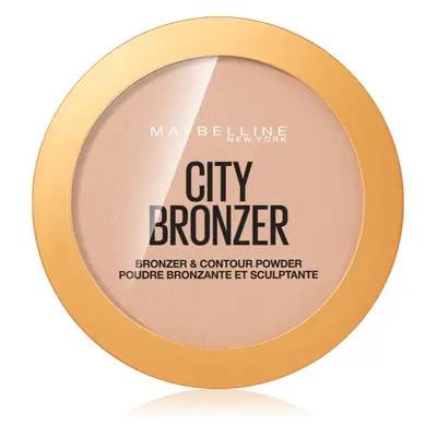 Maybelline City Bronzer bronzosító és kontúrozó púder árnyalat 250 Medium Warm 8 g