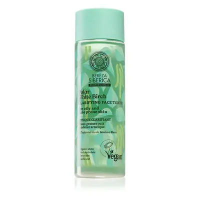 Natura Siberica Polar White Birch élénkítő tonik zsíros és problémás bőrre 200 ml