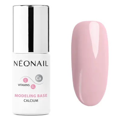 NEONAIL Modeling Base Calcium bázis lakk zselés műkörömhöz kalciummal árnyalat Neutral Pink 7,2 