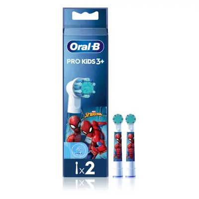 Oral B PRO Kids 3+ csere fejek a fogkeféhez gyermekeknek Spiderman 2 db