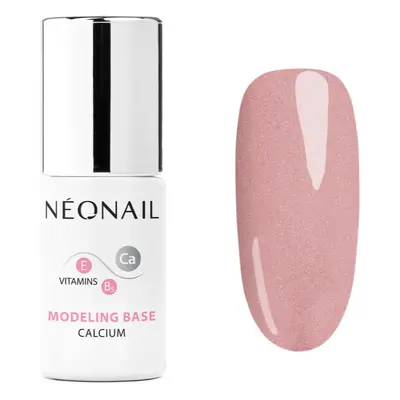 NEONAIL Modeling Base Calcium bázis lakk zselés műkörömhöz kalciummal árnyalat Pink Quartz 7,2 m