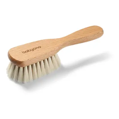 BabyOno Take Care Brush with Natural Bristles hajkefe gyermekeknek születéstől kezdődően 1 db