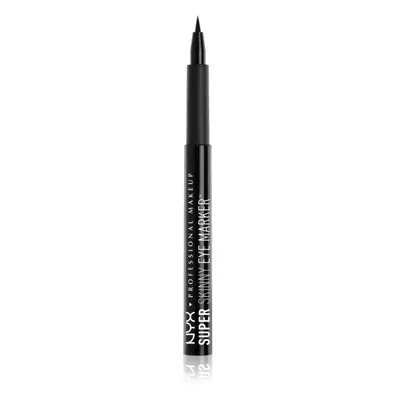 NYX Professional Makeup Super Skinny Eye Marker széles applikátorú szemhéjtus árnyalat Carbon Bl