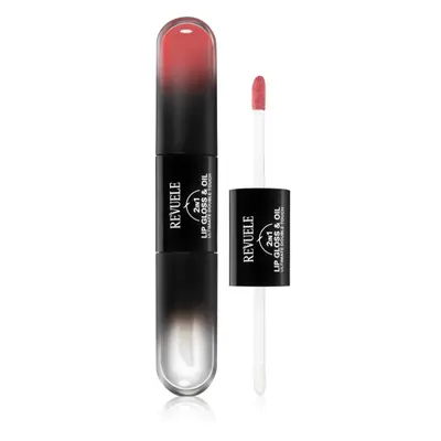 Revuele 2IN1 Lip Gloss & Oil ajakfény 2 az 1-ben árnyalat 07 7 ml