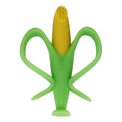 Bam-Bam Teether szilikonos fogkefe rágókával 4m+ Corn 1 db