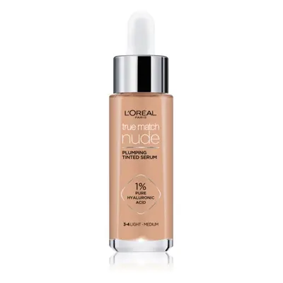 L’Oréal Paris True Match Nude Plumping Tinted Serum szérum egységesíti a bőrszín tónusait árnyal