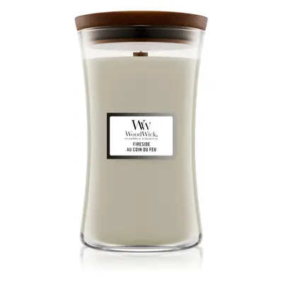 Woodwick Fireside Au Coin Du Feu illatgyertya fa kanóccal 609.5 g