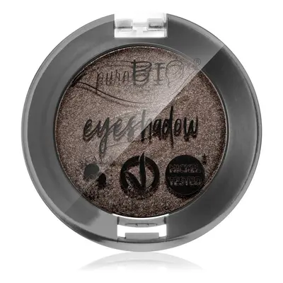 puroBIO Cosmetics Compact Eyeshadows szemhéjfesték árnyalat 19 Intense Gray 2,5 g