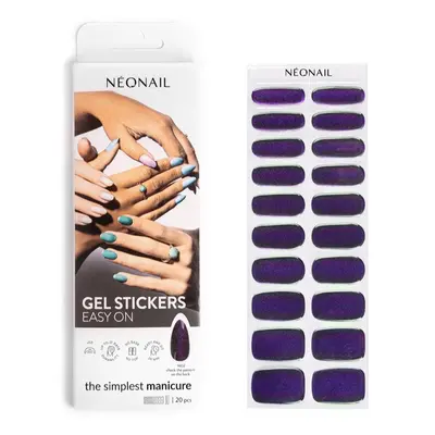 NEONAIL Easy On Gel Stickers körömmatrica árnyalat M02 20 db