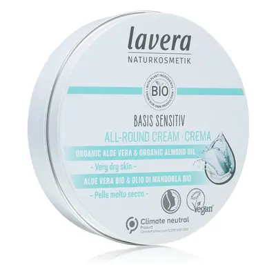 Lavera Basis Sensitiv univerzális krém a nagyon száraz bőrre 150 ml