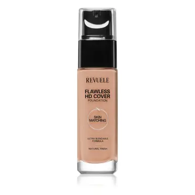 Revuele Flawless HD Cover Foundation könnyű alapozó a tökéletes küllemért árnyalat 02 Vanilla 33