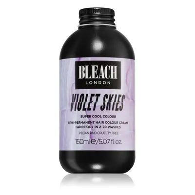 Bleach London Super Cool félig állandó hajfesték árnyalat Violet Skies 150 ml