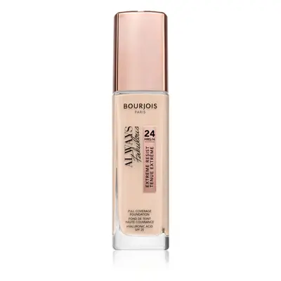 Bourjois Always Fabulous tartós alapozó SPF 20 árnyalat 100 Rose Ivory 30 ml