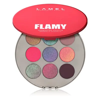 LAMEL Flamy Lumeneyes Palette szemhéjfesték paletta 9 g