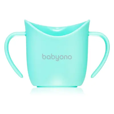 BabyOno Be Active Ergonomic Training Cup gyakorlóbögre fogantyúval Mint 6 m+ 120 ml