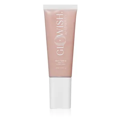 Huda Beauty MultiDew Skin Tint bőrvilágosító tonizáló krém hidratáló hatással árnyalat Tan 40 ml