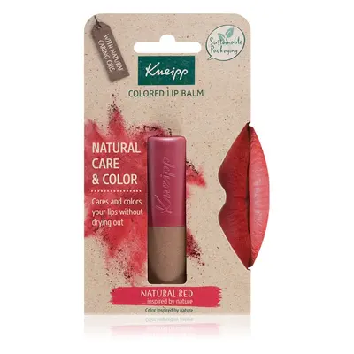 Kneipp Natural Care & Color tonizáló ajakbalzsam árnyalat Natural Red 3,5 g