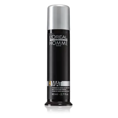 L’Oréal Professionnel Homme 4 Force Mat modellező paszta matt hatásért 80 ml