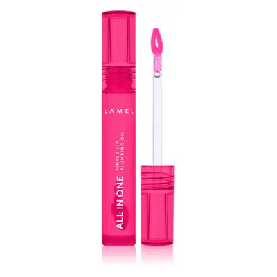 LAMEL All in One Lip Tinted Plumping Oil tonizáló olaj az ajkakra dúsabb hatásért № 404 3 ml