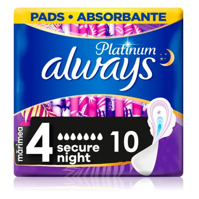 Always Platinum Secure Night Size 4 egészségügyi betétek 10 db