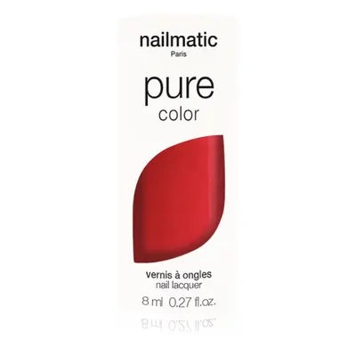 Nailmatic Pure Color körömlakk AMOUR-Rouge Nacré / Red Shimmer 8 ml