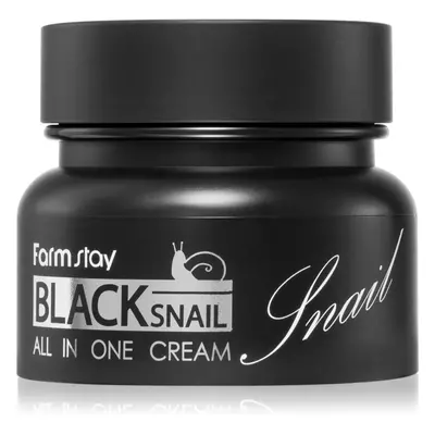 Farmstay Black Snail All-In One tápláló arckrém csiga kivonattal 100 ml