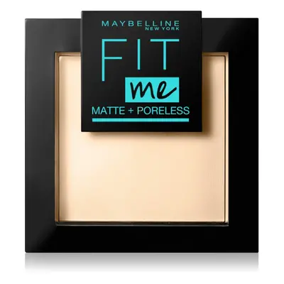 Maybelline Fit Me! Matte+Poreless mattító púder árnyalat 115 Ivory 9 g