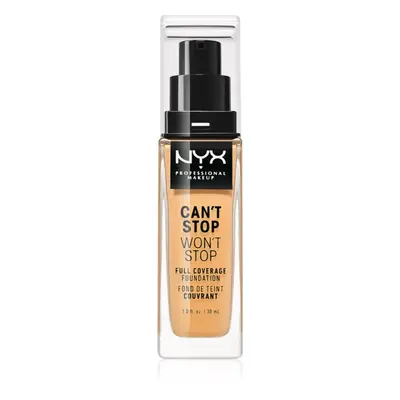 NYX Professional Makeup Can't Stop Won't Stop Full Coverage Foundation Magas fedésű alapozó árny