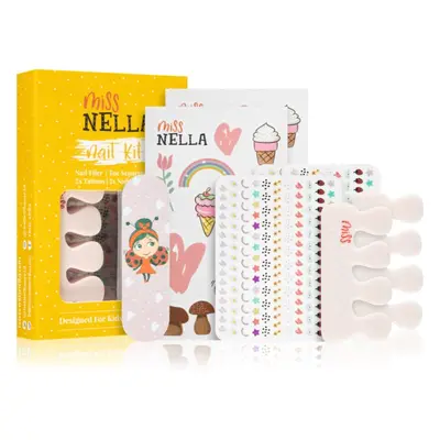 Miss Nella Nail Kit Set Manicure Kit for Children manikűröző szett gyermekeknek